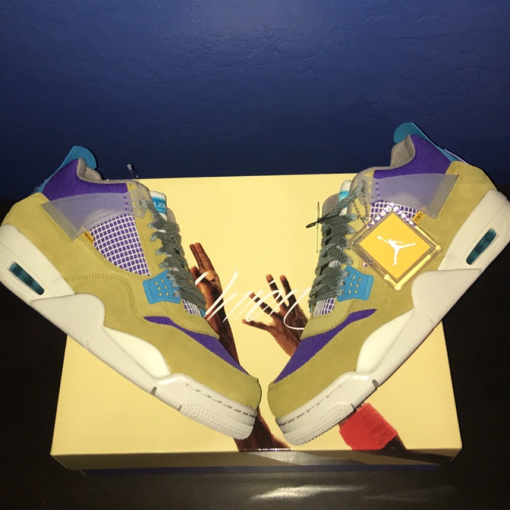 Jordan 4 union desert moss